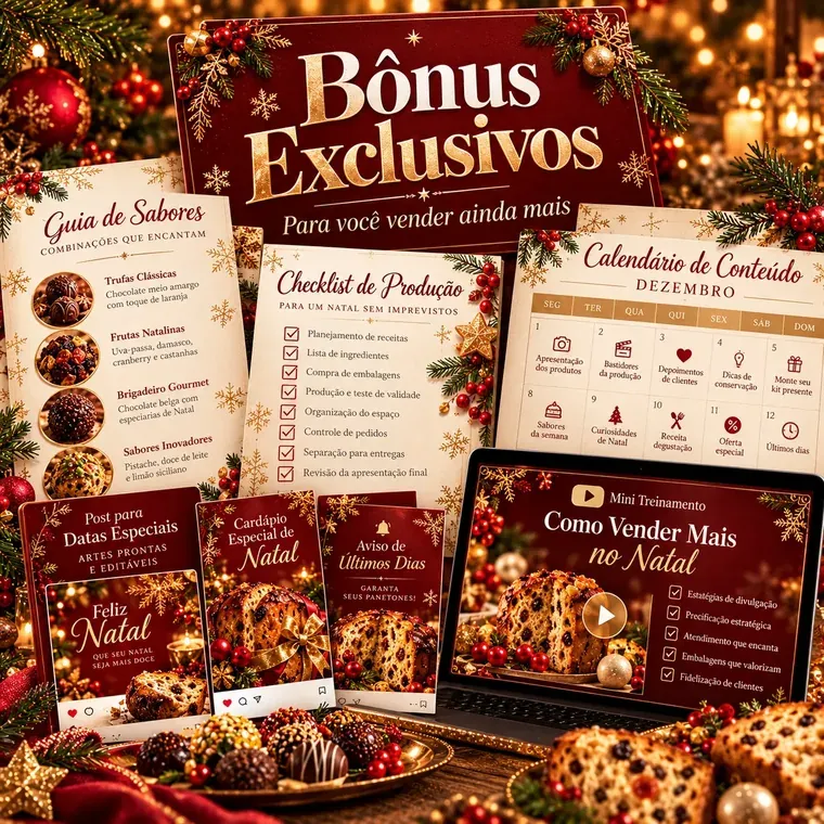 Bônus exclusivos